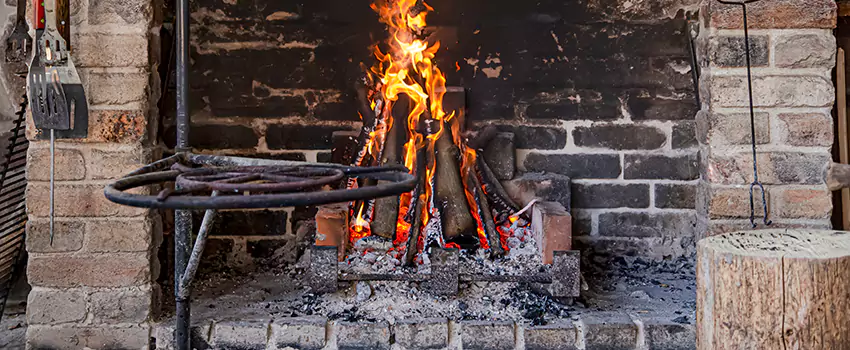 Cracked Electric Fireplace Bricks Repair Services in Morton, IL