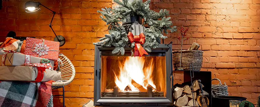 Travis Industries Linear Gas Fireplace Installation in Morton, Illinois