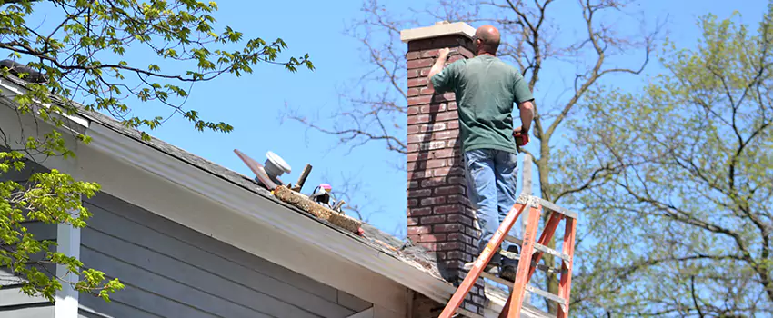 Vinyl and PVC Chimney Flashing Installation in Morton, IL