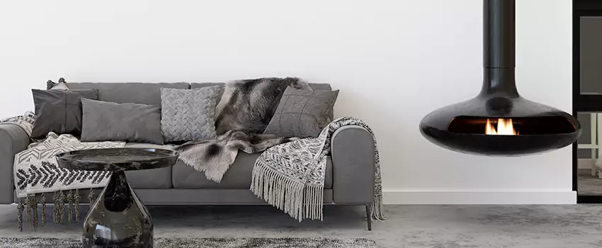 Circular Hanging Fireplace Installation Services in Morton, IL