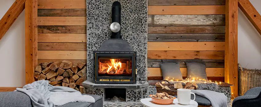 Thelin Hearth Products Direct Vent Gas Stove Fireplace Inspection in Morton, Illinois